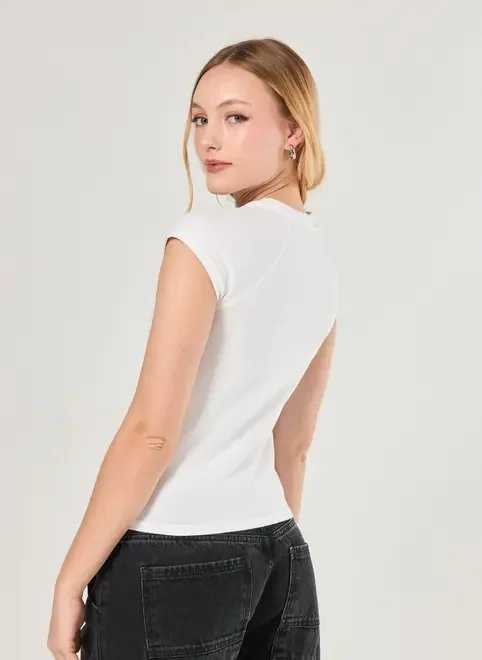 blusa mini tee branca chihuahuas blusa mini tee branca chihuahuas