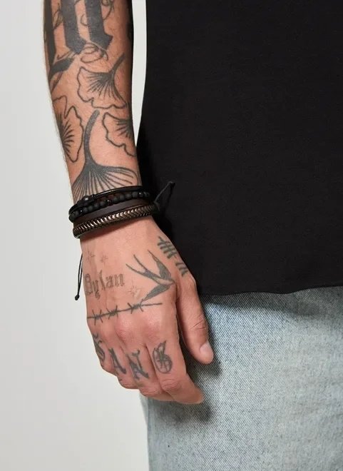 conjunto de pulseiras trançadas bronze conjunto de pulseiras trançadas bronze