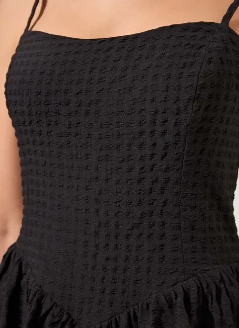 vestido balonê curto preto vestido balonê curto preto
