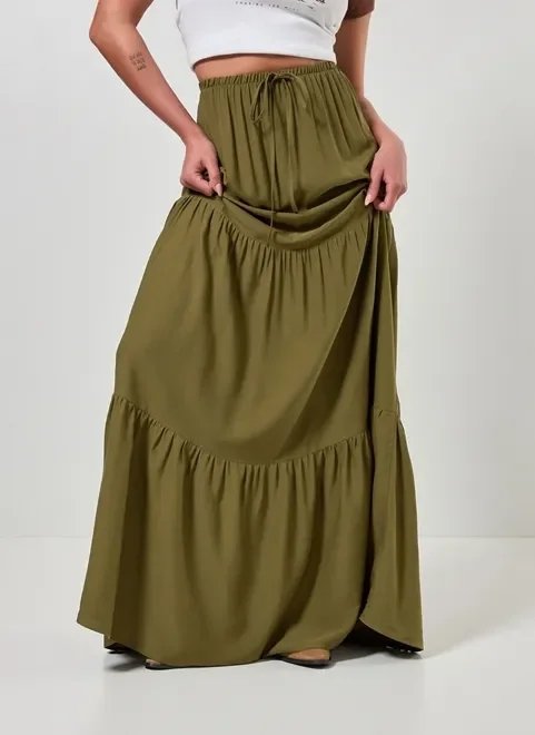 saia longa com amarração saia longa com amarração