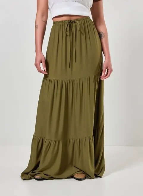 saia longa com amarração saia longa com amarração