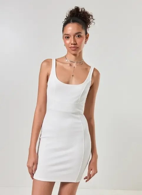 vestido tubinho costuras marcantes vestido tubinho costuras marcantes