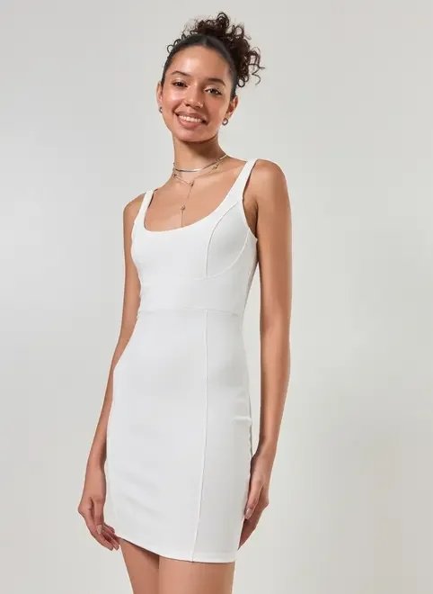 vestido tubinho costuras marcantes vestido tubinho costuras marcantes