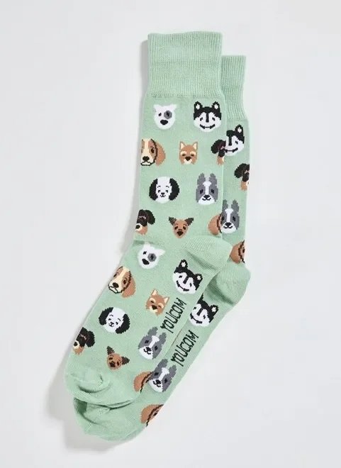 meia verdinha cachorrinhos meia verdinha cachorrinhos