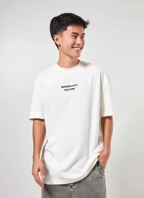 camiseta box em malhão com escrito camiseta box em malhão com escrito