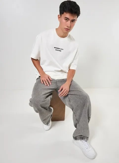 camiseta box em malhão com escrito camiseta box em malhão com escrito