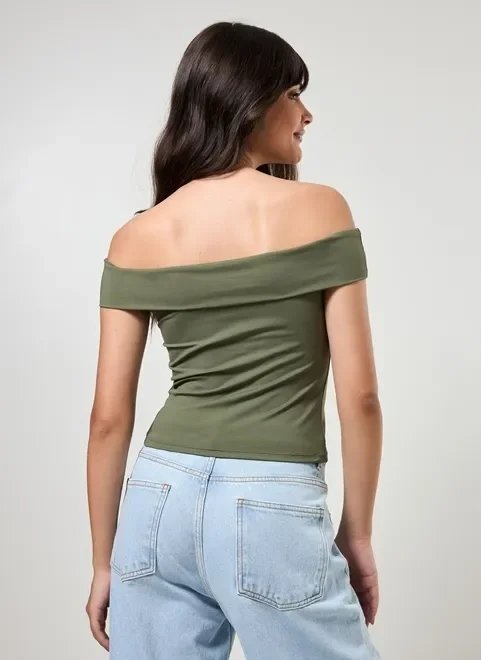 blusa ombro a ombro poliamida blusa ombro a ombro poliamida