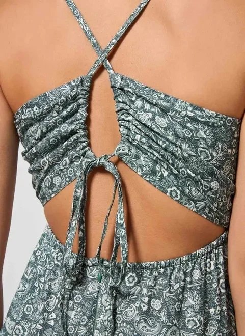 vestido longo verde estampado vestido longo verde estampado