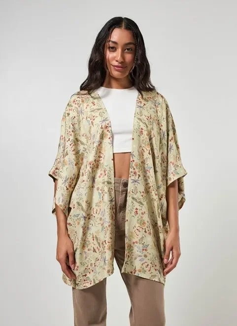 kimono verde estampa mística kimono verde estampa mística