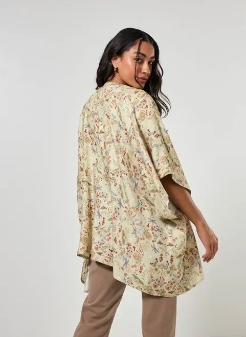 kimono verde estampa mística kimono verde estampa mística