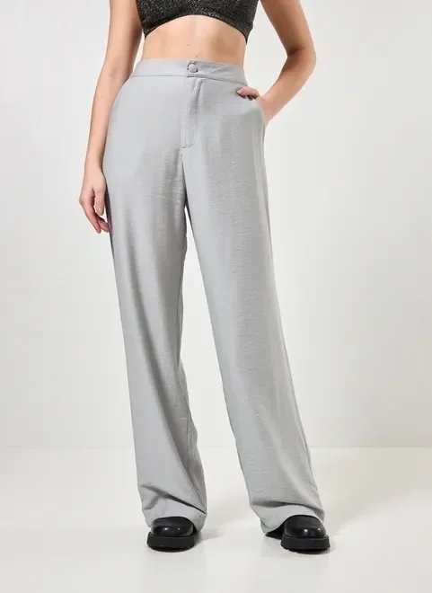 calça alfaiataria cinza com textura calça alfaiataria cinza com textura