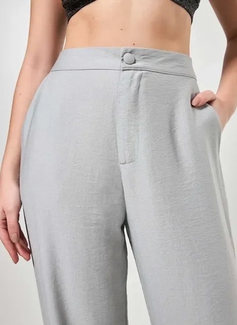calça alfaiataria cinza com textura calça alfaiataria cinza com textura