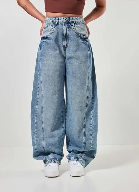 calça jeans barrel calça jeans barrel