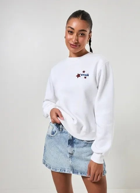 moletom off-white estrelinhas moletom off-white estrelinhas