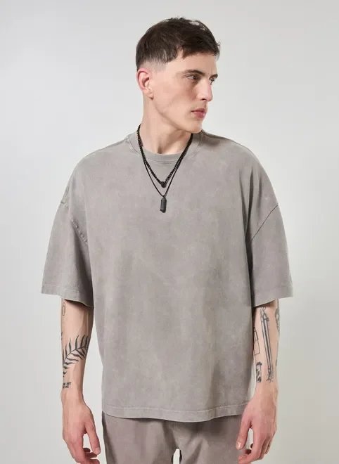 camiseta oversized cropped marmorizada camiseta oversized cropped marmorizada