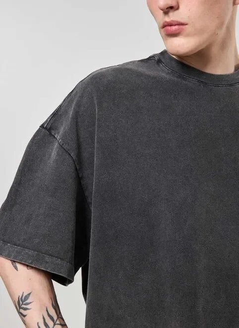 camiseta oversized cropped marmorizada camiseta oversized cropped marmorizada