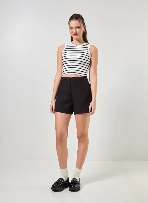 short preto alfaiataria short preto alfaiataria