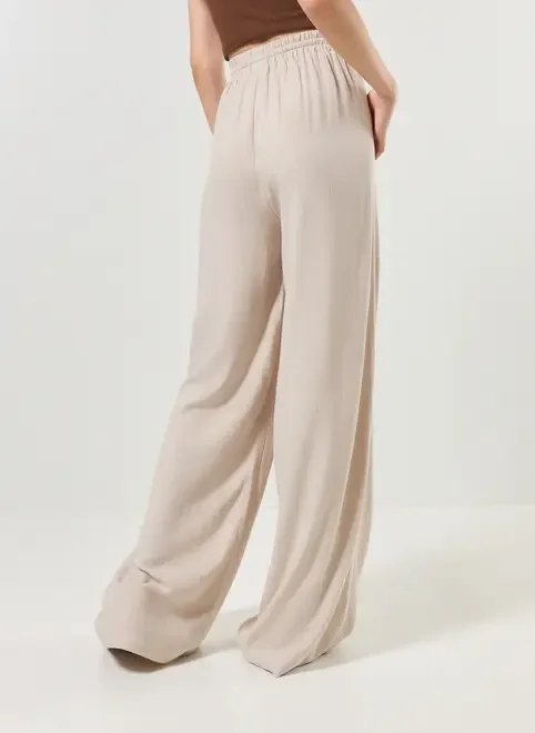 calça pantalona linho areia calça pantalona linho areia