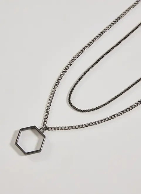 dupla de colares hexágono dupla de colares hexágono