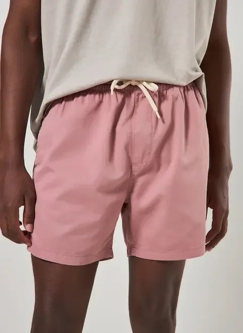 bermuda short em sarja rose bermuda short em sarja rose