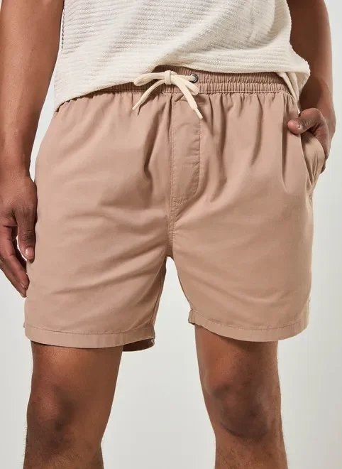 short sarja areia short sarja areia