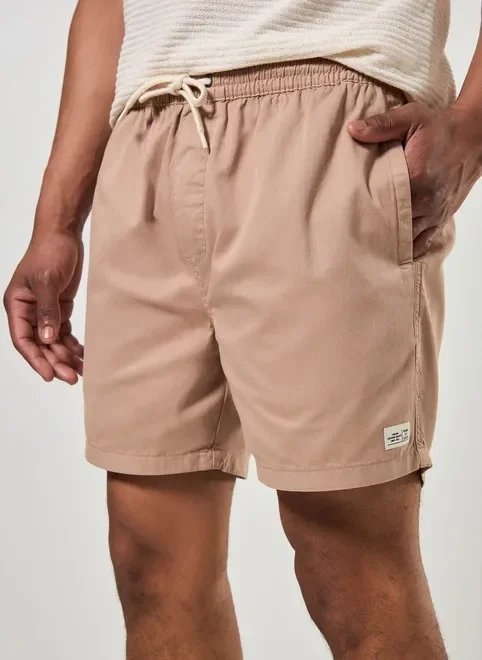 short sarja areia short sarja areia