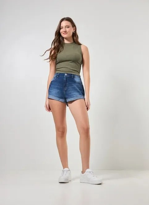 short jeans hot pants barra dobrada short jeans hot pants barra dobrada