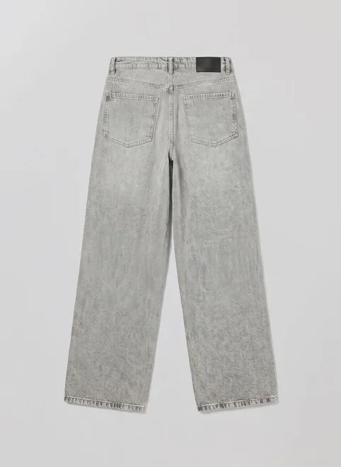 calça super jeans wide leg cintura baixa calça super jeans wide leg cintura baixa