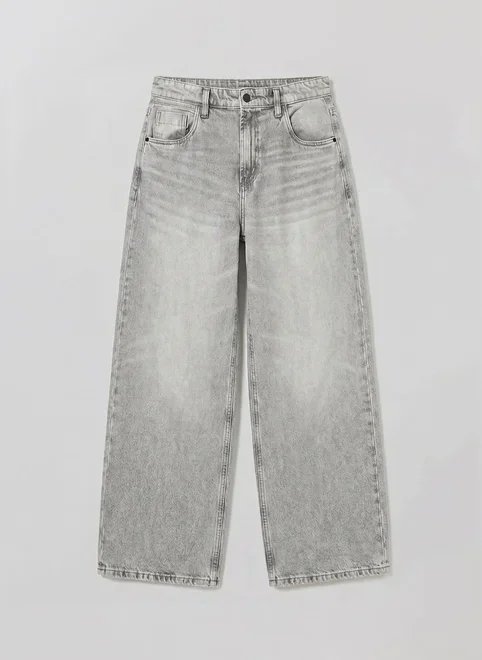 calça super jeans wide leg cintura baixa calça super jeans wide leg cintura baixa