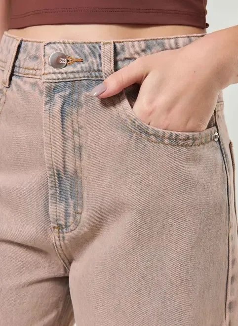 calça jeans wide leg dirty calça jeans wide leg dirty