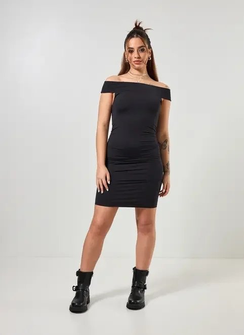 vestido tubinho ombro a ombro poliamida vestido tubinho ombro a ombro poliamida