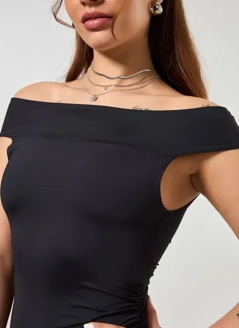 vestido tubinho ombro a ombro poliamida vestido tubinho ombro a ombro poliamida