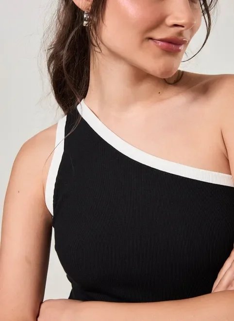 vestido midi justo ombro único preto vestido midi justo ombro único preto