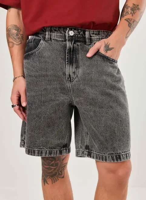 bermuda jeans básica bermuda jeans básica