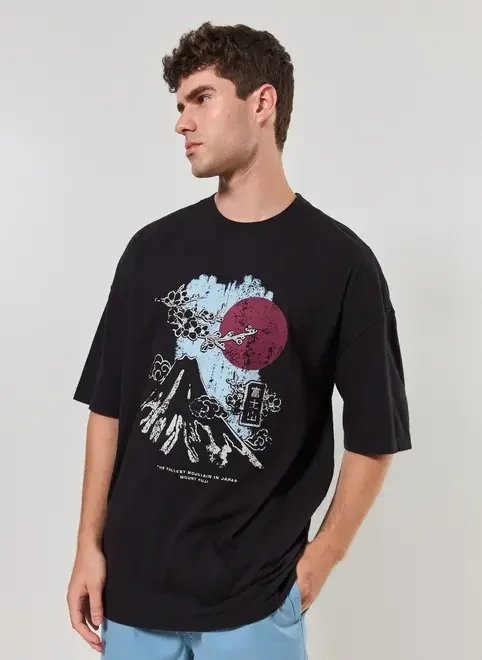 camiseta oversized monte fuji camiseta oversized monte fuji
