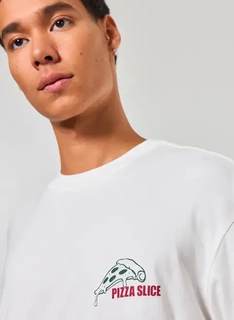 camiseta box off-white pizza camiseta box off-white pizza