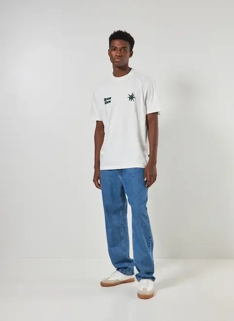 camiseta box off-white estampa grow slow camiseta box off-white estampa grow slow