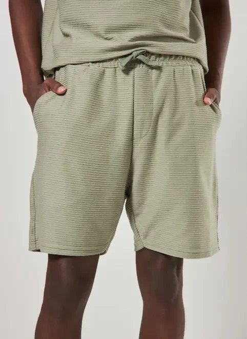 bermuda verde canelada bermuda verde canelada