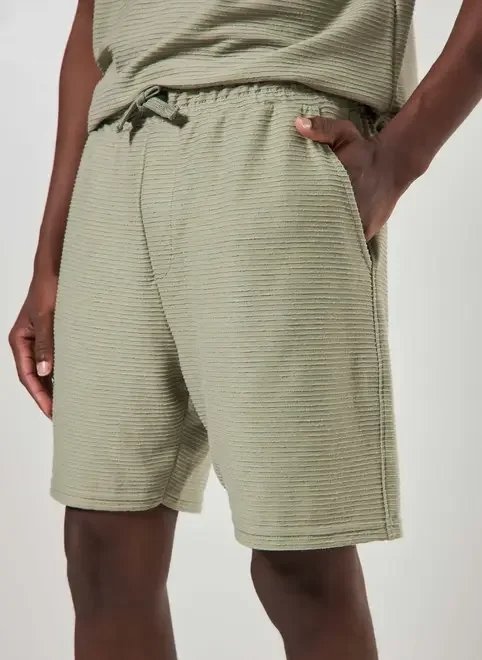 bermuda verde canelada bermuda verde canelada