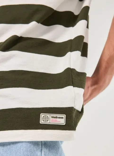 camiseta box listrada atoalhada camiseta box listrada atoalhada