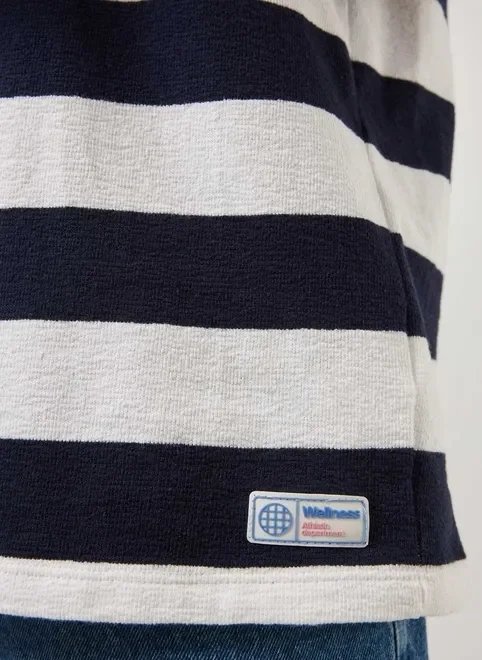 camiseta box listrada atoalhada camiseta box listrada atoalhada