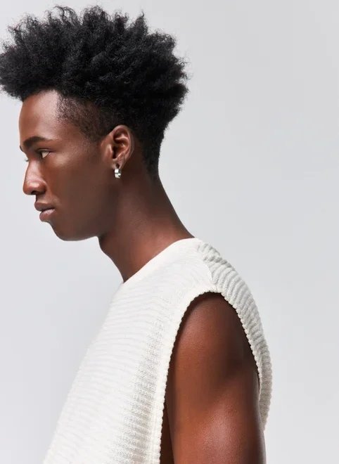 regata linho off-white texturizada regata linho off-white texturizada