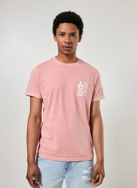 camiseta rose estonada estampa nature camiseta rose estonada estampa nature