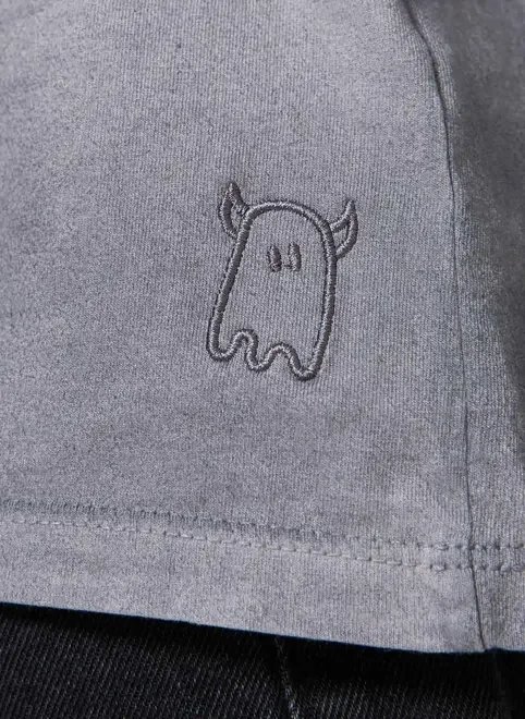 camiseta oversized estonada degradê cinza camiseta oversized estonada degradê cinza