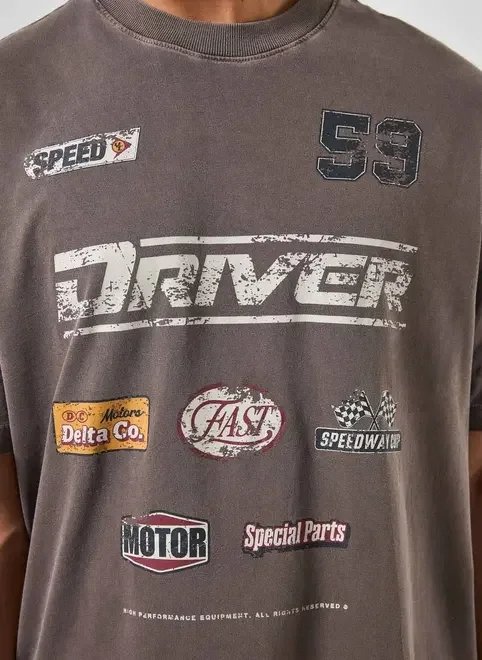 camiseta box estonada estampa racer camiseta box estonada estampa racer