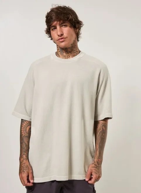 camiseta areia oversized atoalhada camiseta areia oversized atoalhada