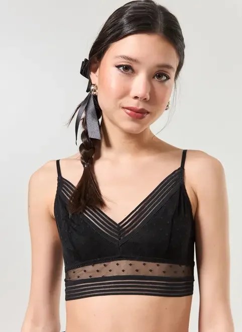 top preto alcinha tule top preto alcinha tule