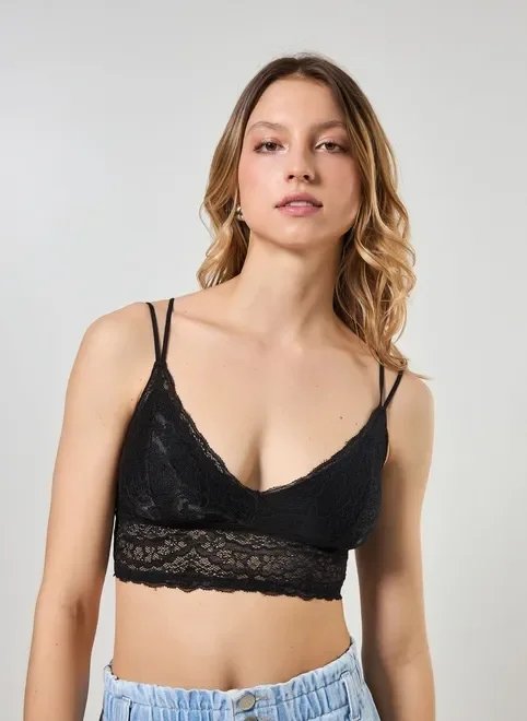 top preto de renda top preto de renda