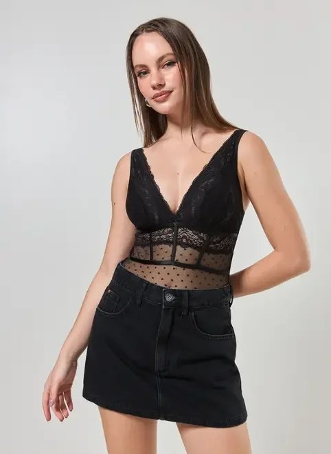 body tule e renda preto body tule e renda preto