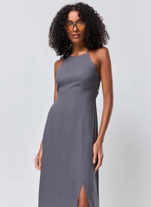 vestido longo fenda halter vestido longo fenda halter